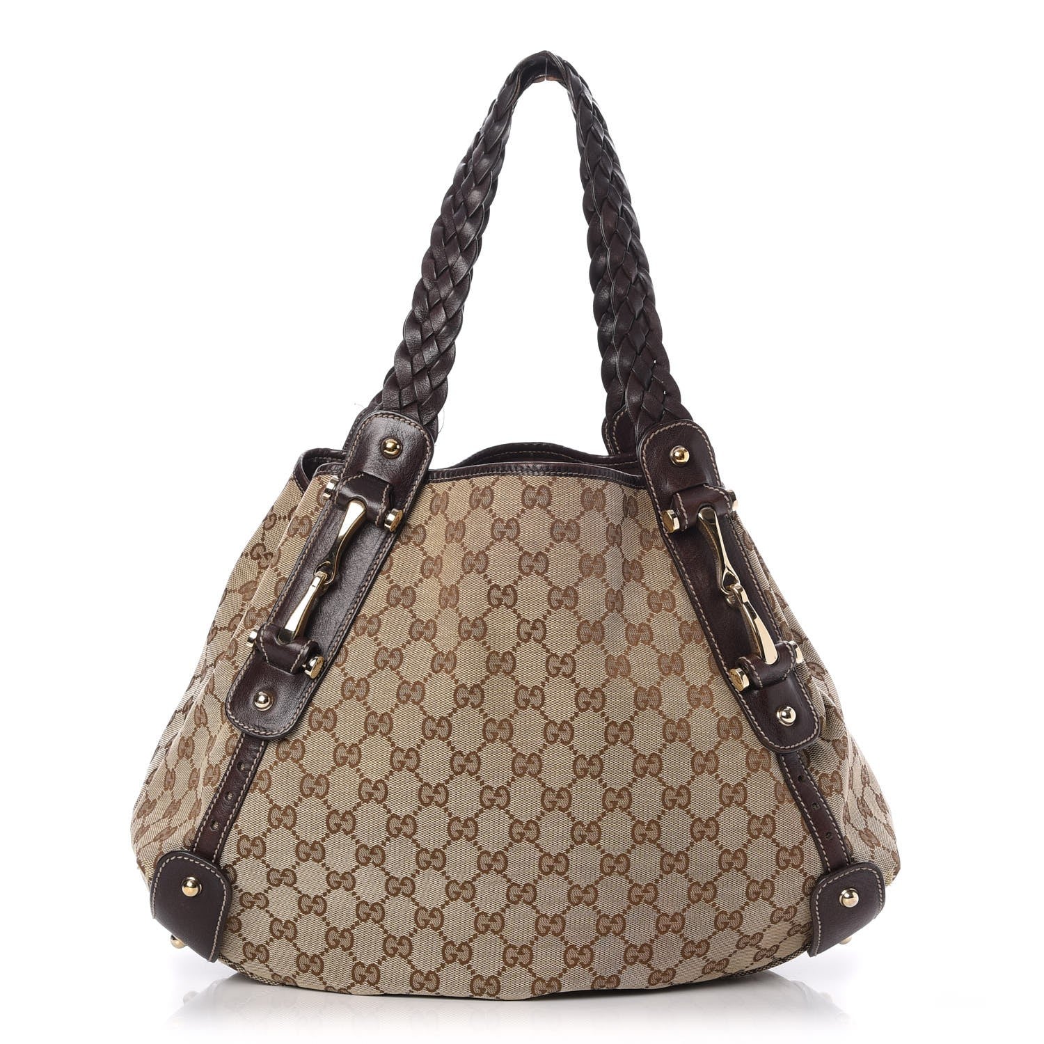 Gucci Monogram Medium Pelham Shoulder Bag Dark Brown 1 of 8