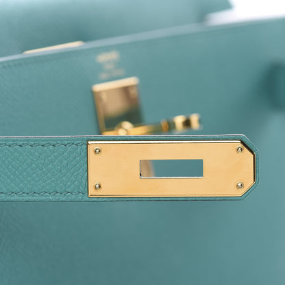 Hermes Epsom Kelly Sellier 28 Bleu Paon 12 of 36
