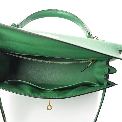 Hermes Epsom Kelly Sellier 32 Bamboo 6 of 34
