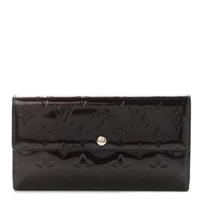 Louis Vuitton Vernis Sarah Wallet Amarante 1 of 10