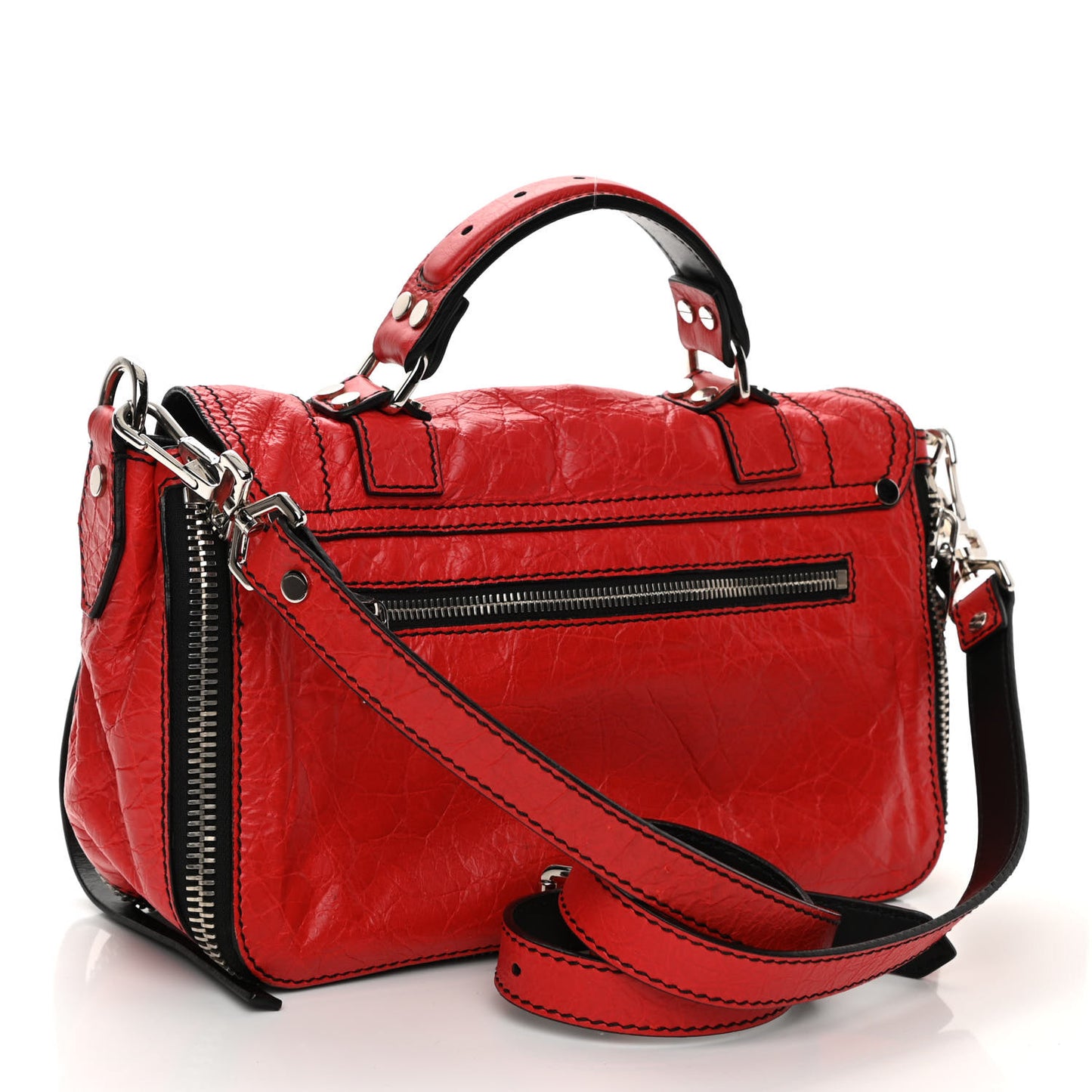 Lambskin Tiny PS1 Satchel Chianti