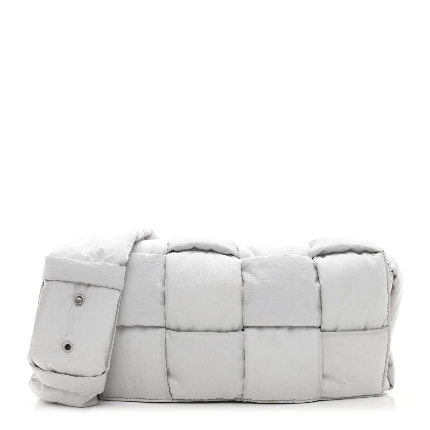 Nylon Intrecciato Padded Tech Cassette Bag Frost