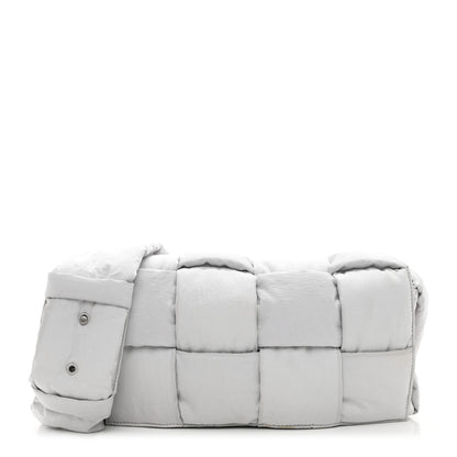 Bottega Veneta Nylon Intrecciato Padded Tech Cassette Bag Frost 3 of 15