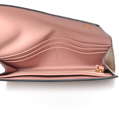 Burberry Grained Calfskin EKD Hollee Wallet Light Camel 5 of 8