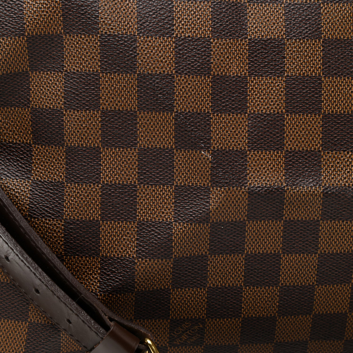 Louis Vuitton Damier Ebene Keepall Bandouliere 55 13 of 14