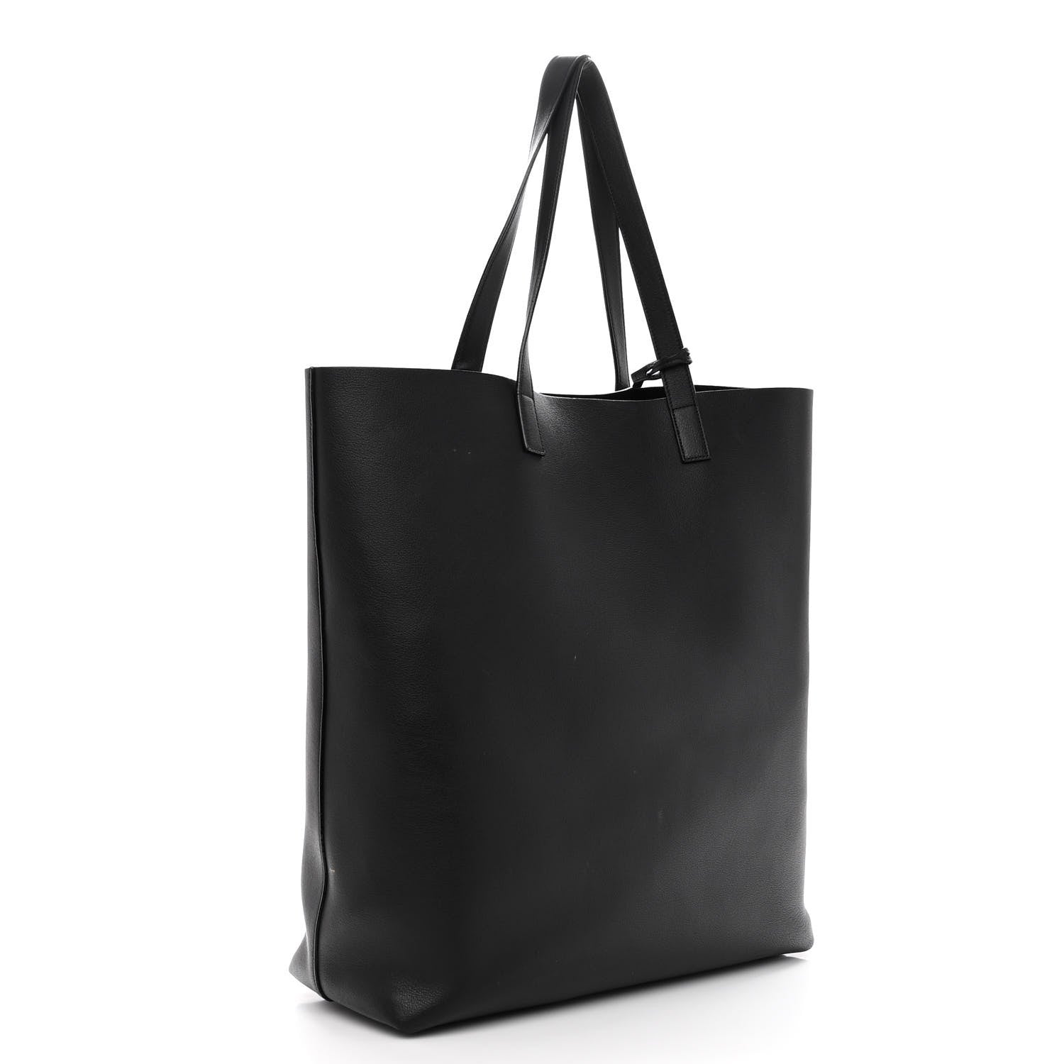 Saint Laurent Calfskin Medium Shopping Tote Black 4 of 12