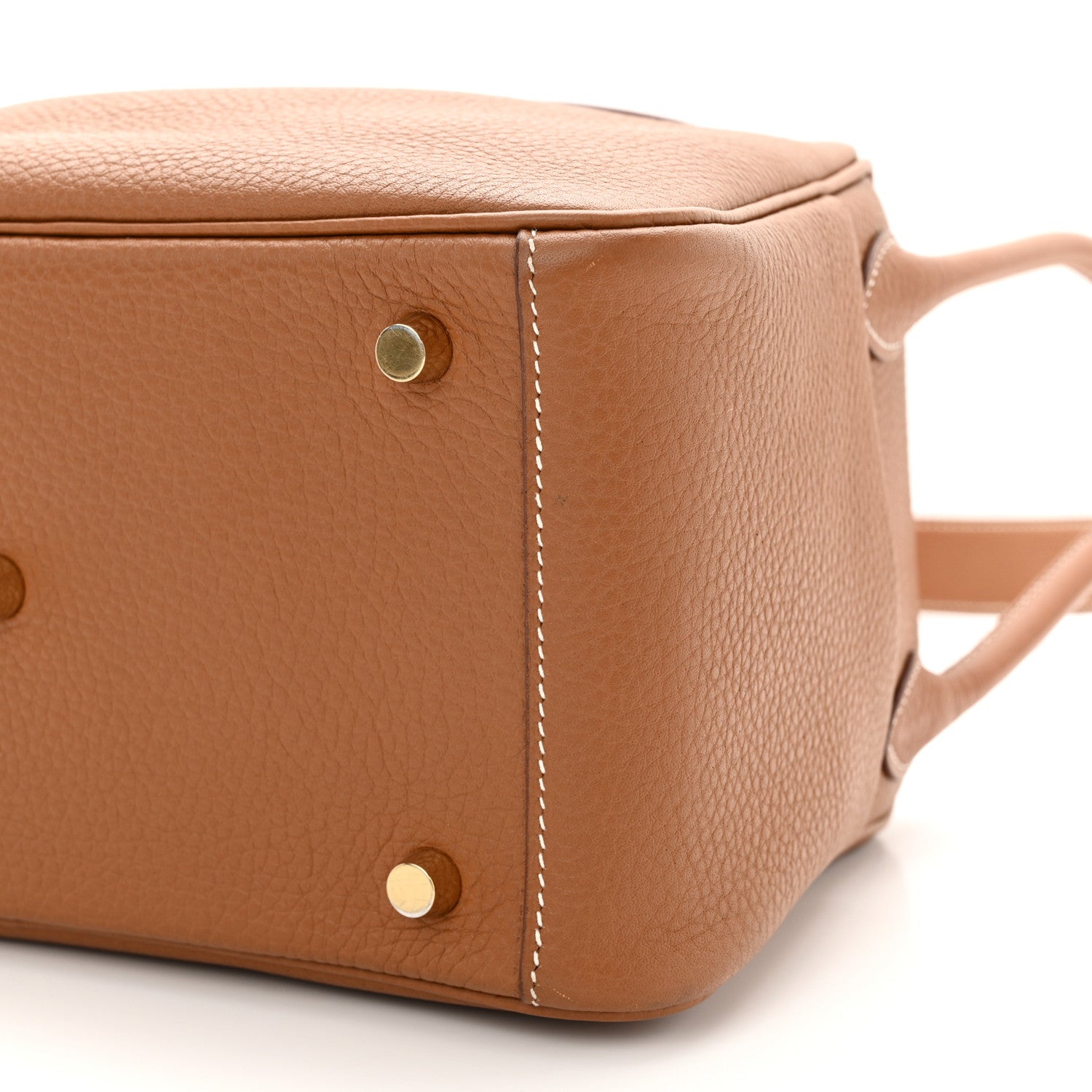 Hermes Taurillon Clemence Lindy 26 Gold 8 of 14