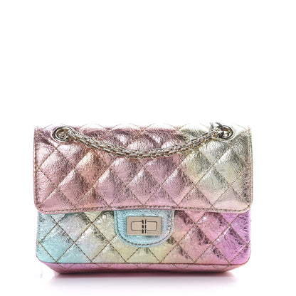 Chanel Metallic Goatskin Quilted Mini 2.55 Reissue Flap Multicolor 1 of 11