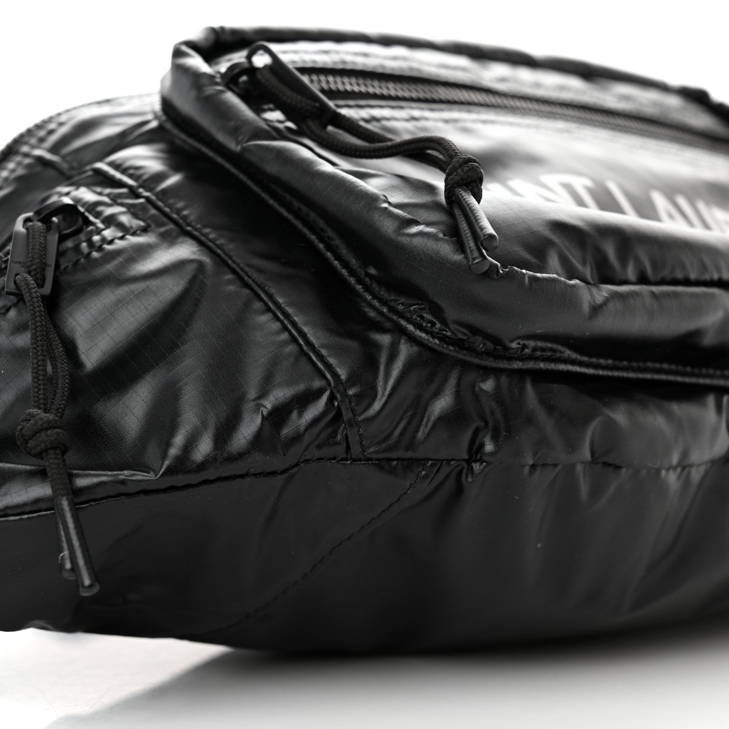 Saint Laurent Nylon Logo Ripstop Body Belt Bag Black 8 of 9