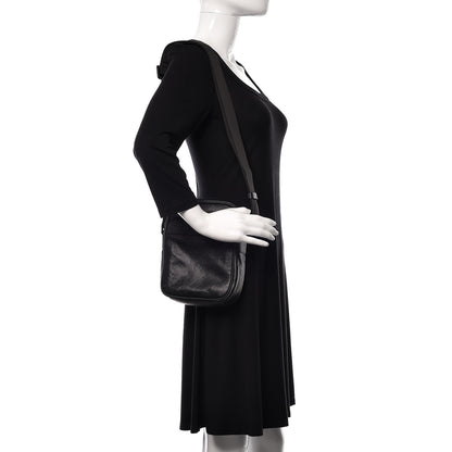 Louis Vuitton Calfskin Monogram Shadow Danube PM Black 2 of 10