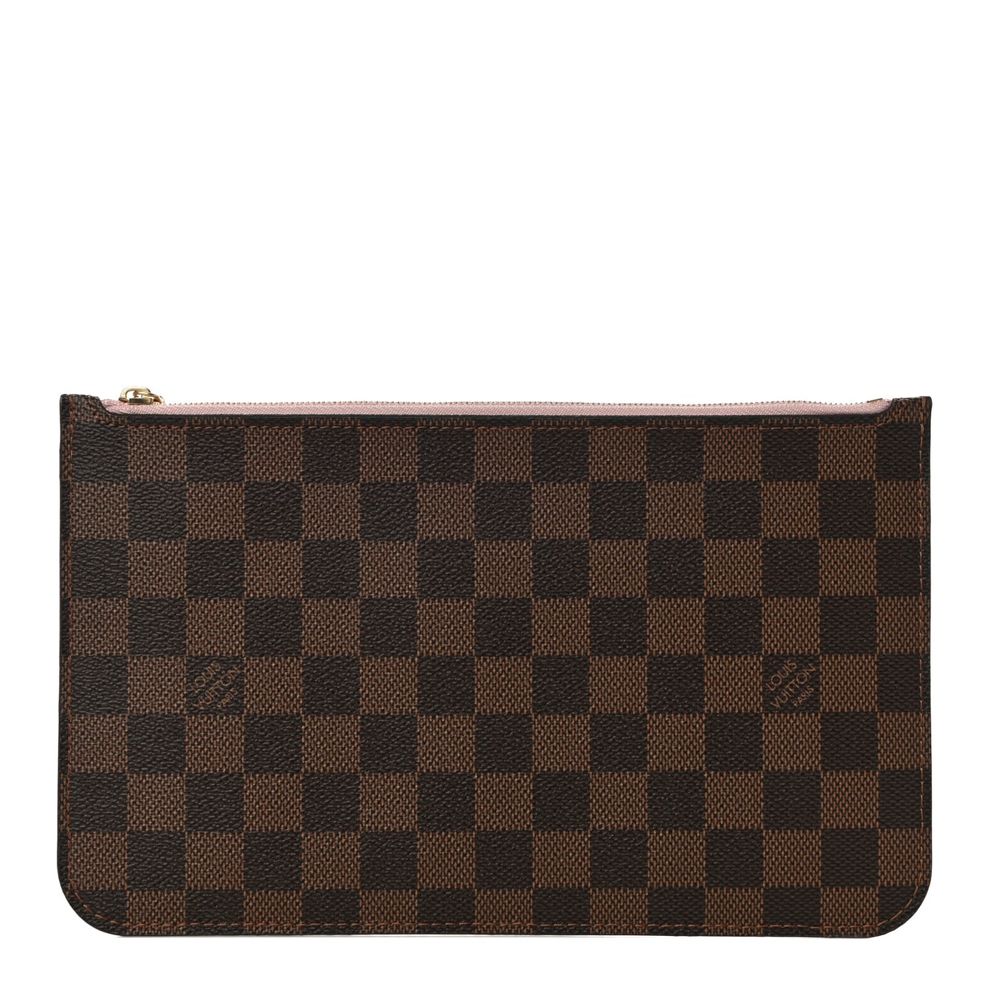 Damier Ebene Neverfull MM GM Pochette Rose Ballerine