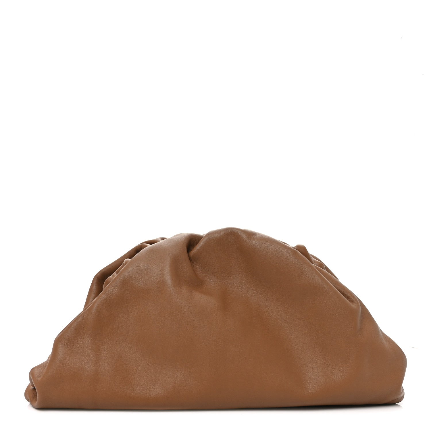 Bottega Veneta Smooth Butter Calf The Pouch Oversized Clutch Cammello 1 of 10