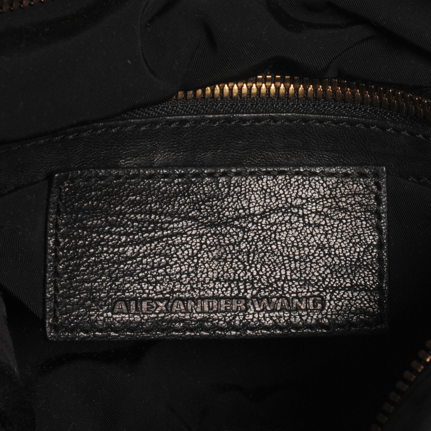 Leather Rocco w Antique Brass Hardware Black