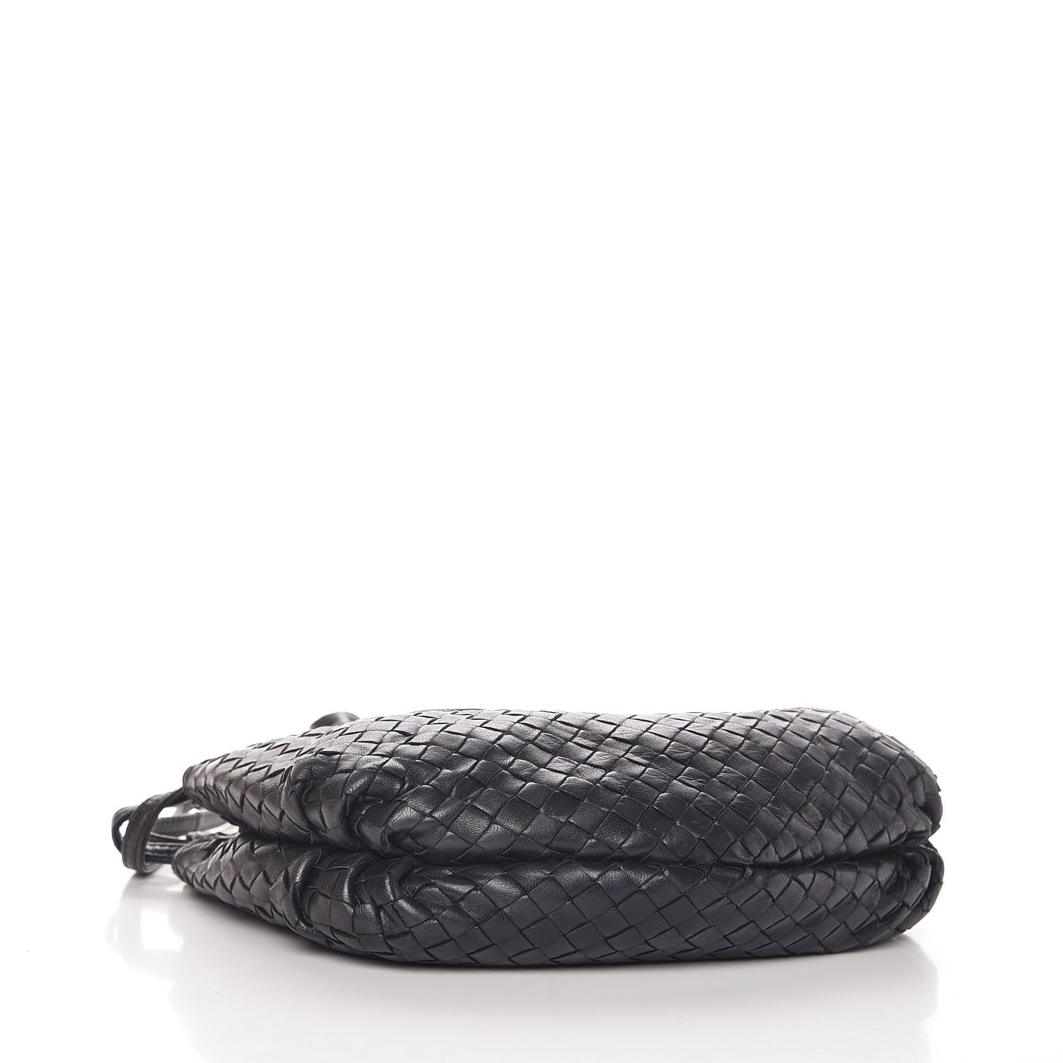 Bottega Veneta Nappa Intrecciato Small Shoulder Bag Navy Blue 4 of 8