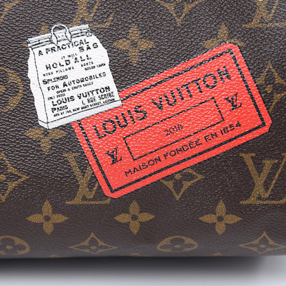 Louis Vuitton Monogram My World Tour Speedy Bandouliere 30 Black 10 of 11