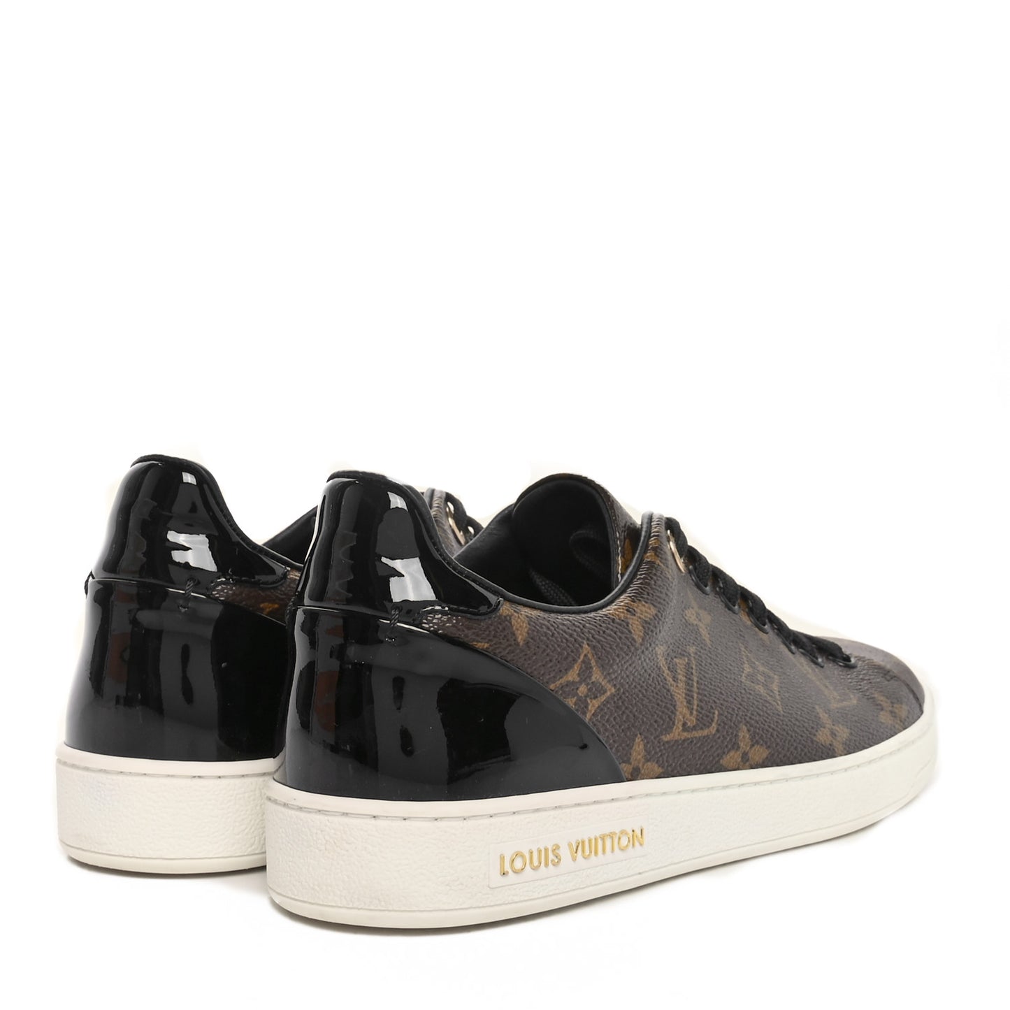 Patent Monogram Frontrow Sneakers 38