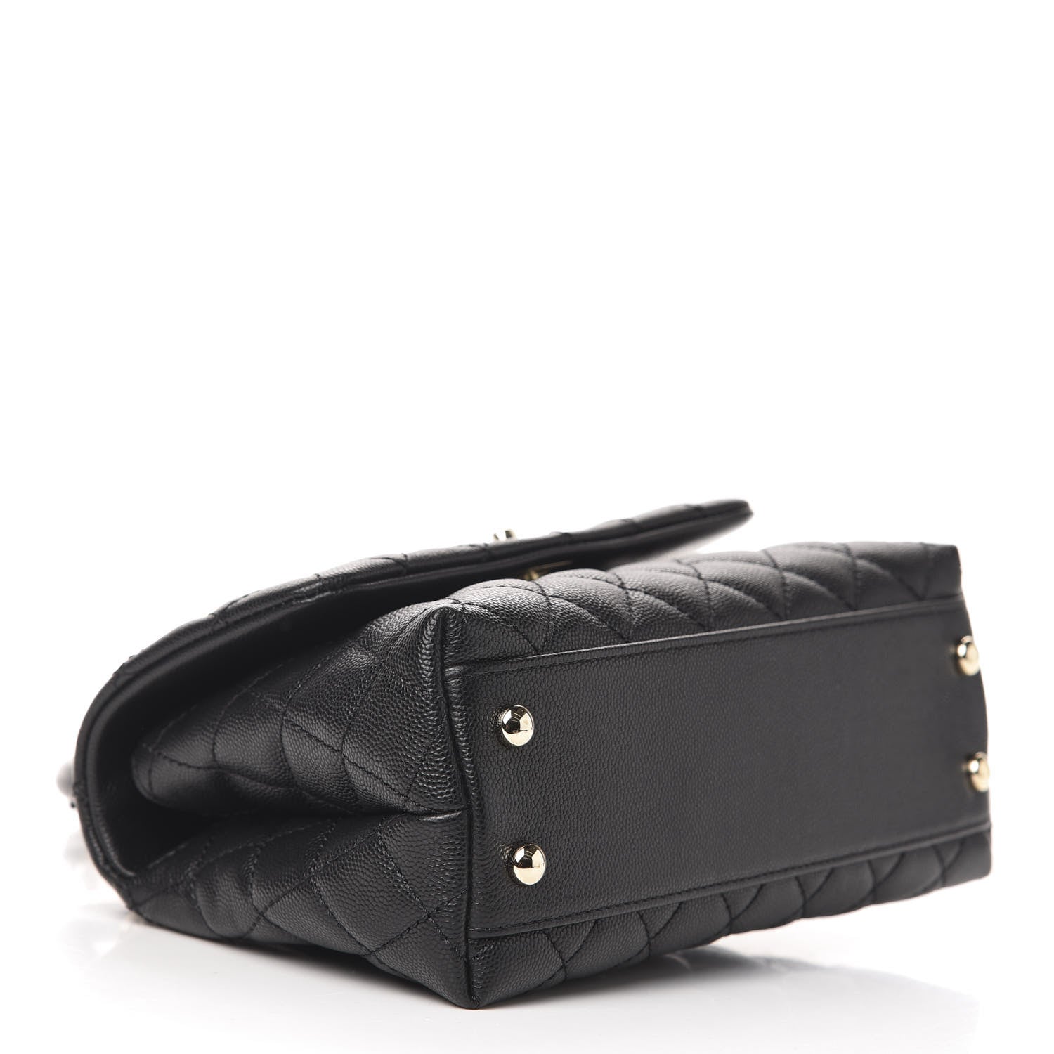 Chanel Caviar Quilted Mini Coco Handle Flap Black 4 of 11