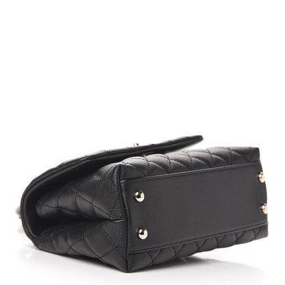 Chanel Caviar Quilted Mini Coco Handle Flap Black 4 of 11