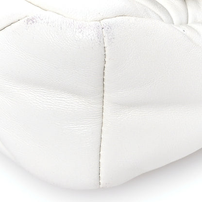 Prada Nappa Re-Nylon Triangle Quilted Patchwork System Flap Shoulder Bag White 9 of 12