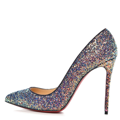 Christian Louboutin Glitter Milkyway Pigalle Follies 100 Pumps 39.5 Multicolor 1 of 9
