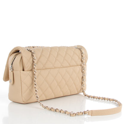 Chanel Caviar Quilted Jumbo Easy Flap Beige 3 of 7