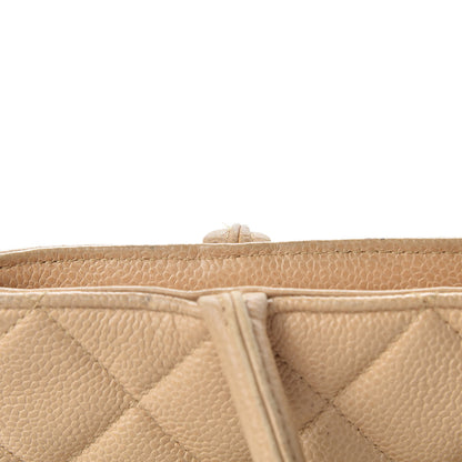 Chanel Caviar Quilted Medallion Tote Beige 18 of 18