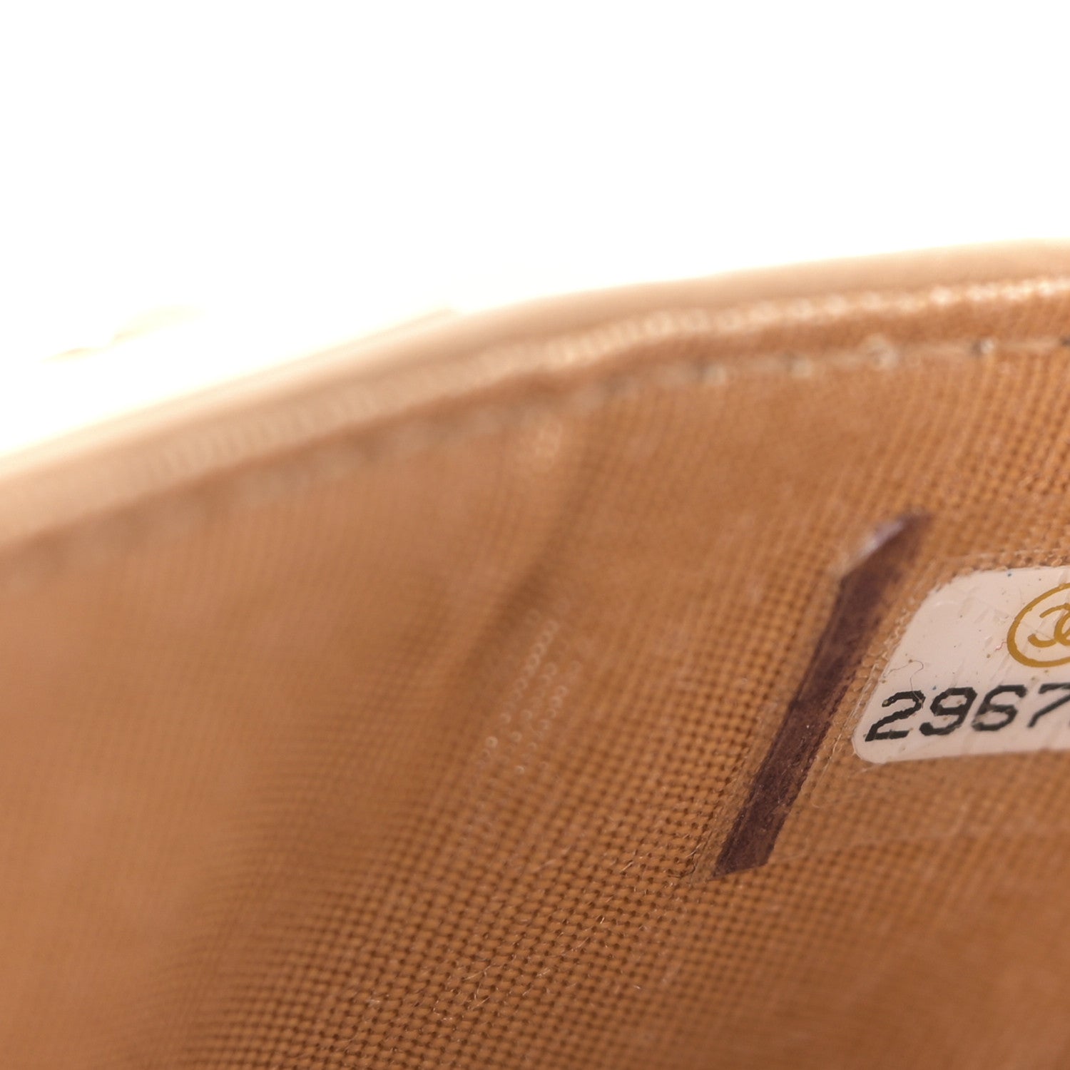 Chanel Lambskin Quilted Boy Card Holder Beige 8 of 10