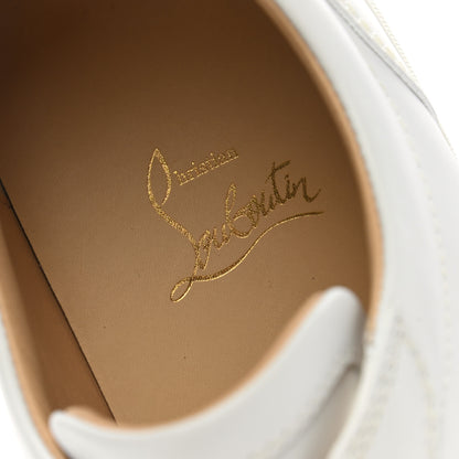 Christian Louboutin Calfskin Mens Louis Junior Flat Sneakers 42.5 White 7 of 9