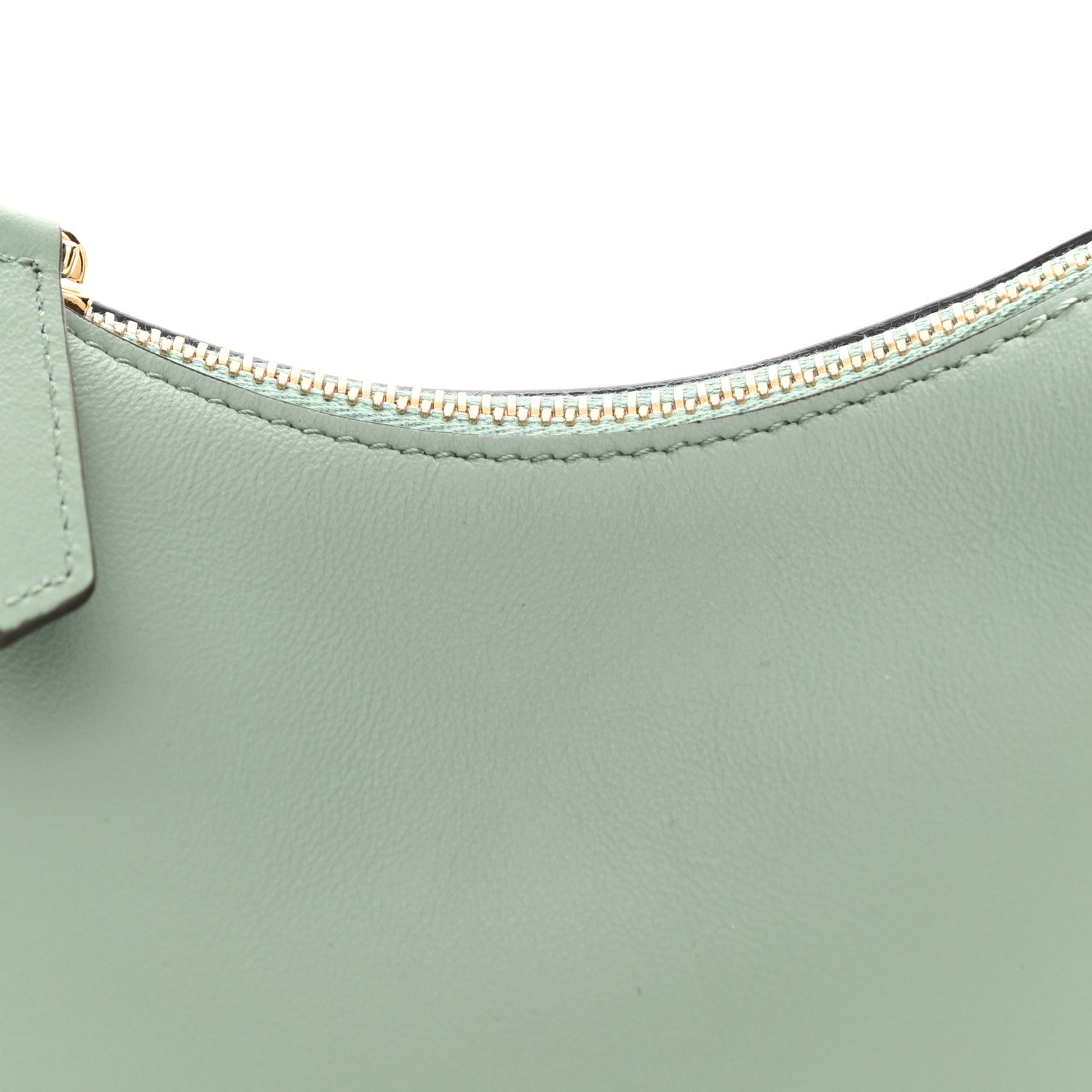 Fendi Vitello Grace New Matte Nano Fendigraphy Hobo Charm Menta 8 of 10