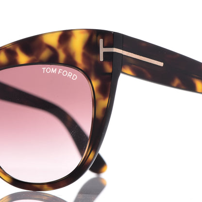 Tom Ford Nika Cat Eye Sunglasses TF523 Havana 7 of 7