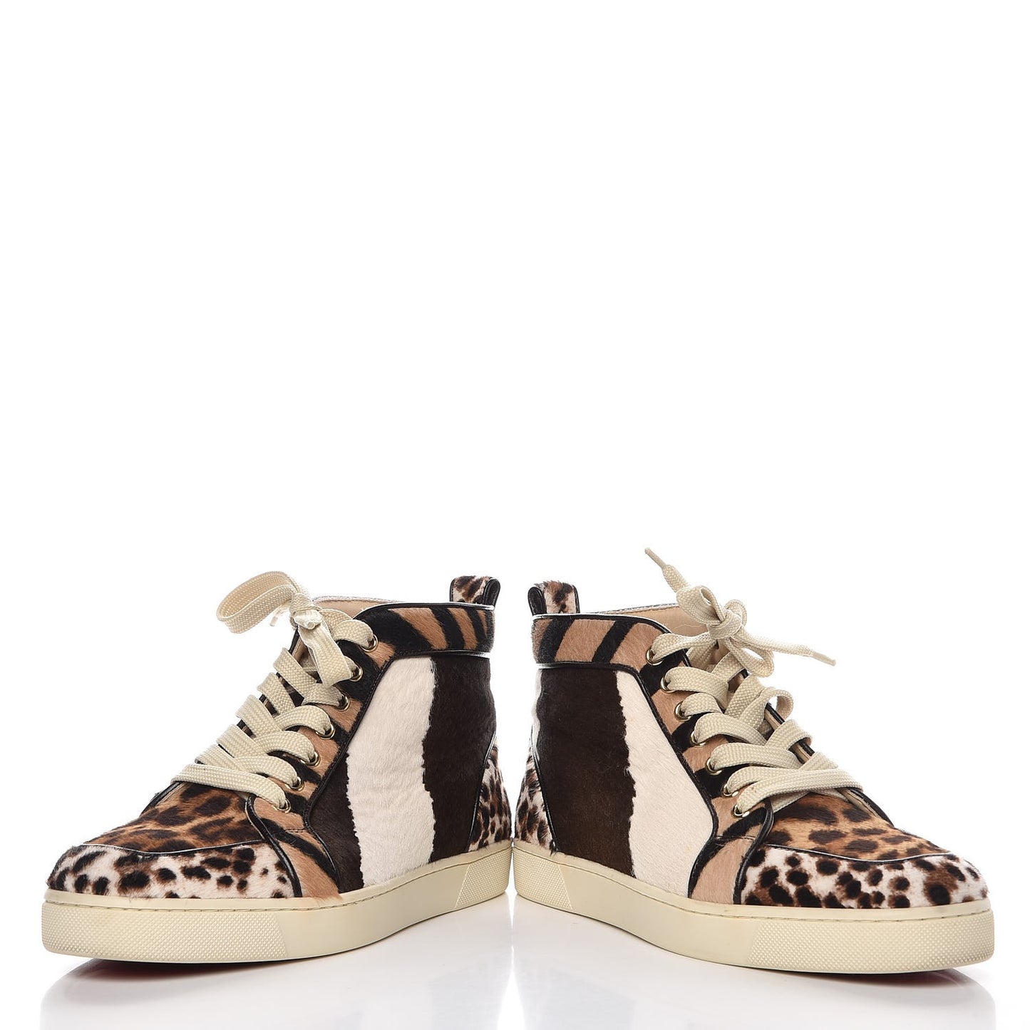 Calf Hair Animal Print Rantus Orlato Flat Sneakers 38.5 Multicolor