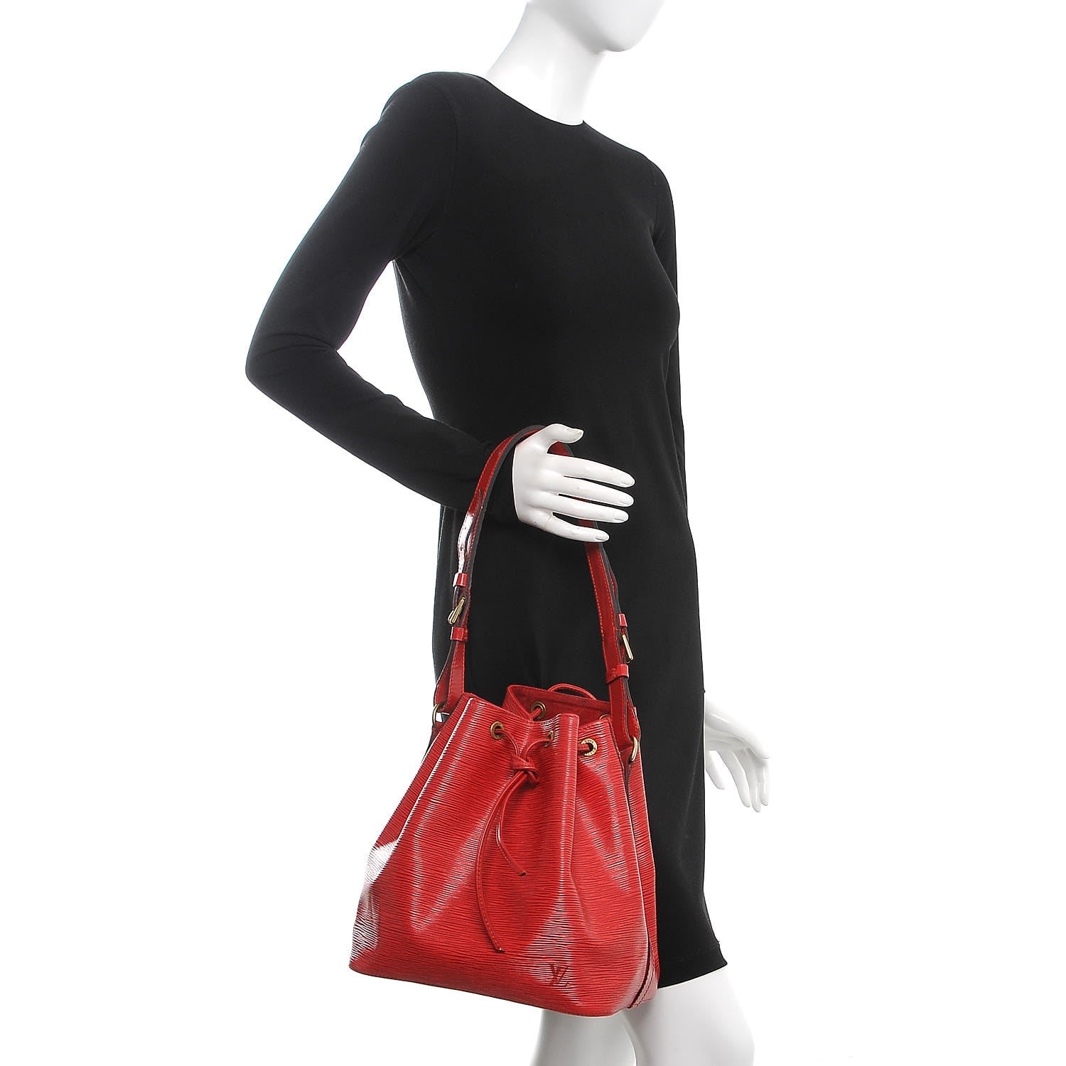 Louis Vuitton Epi Petit Noe Castillan Red 2 of 12
