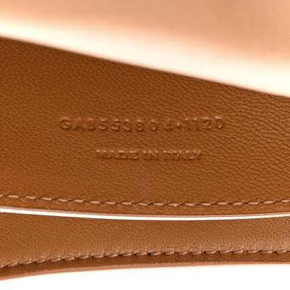 Saint Laurent Smooth Calfskin Suede Medium Reversible Monogram Kate Satchel Light Ochre 7 of 14