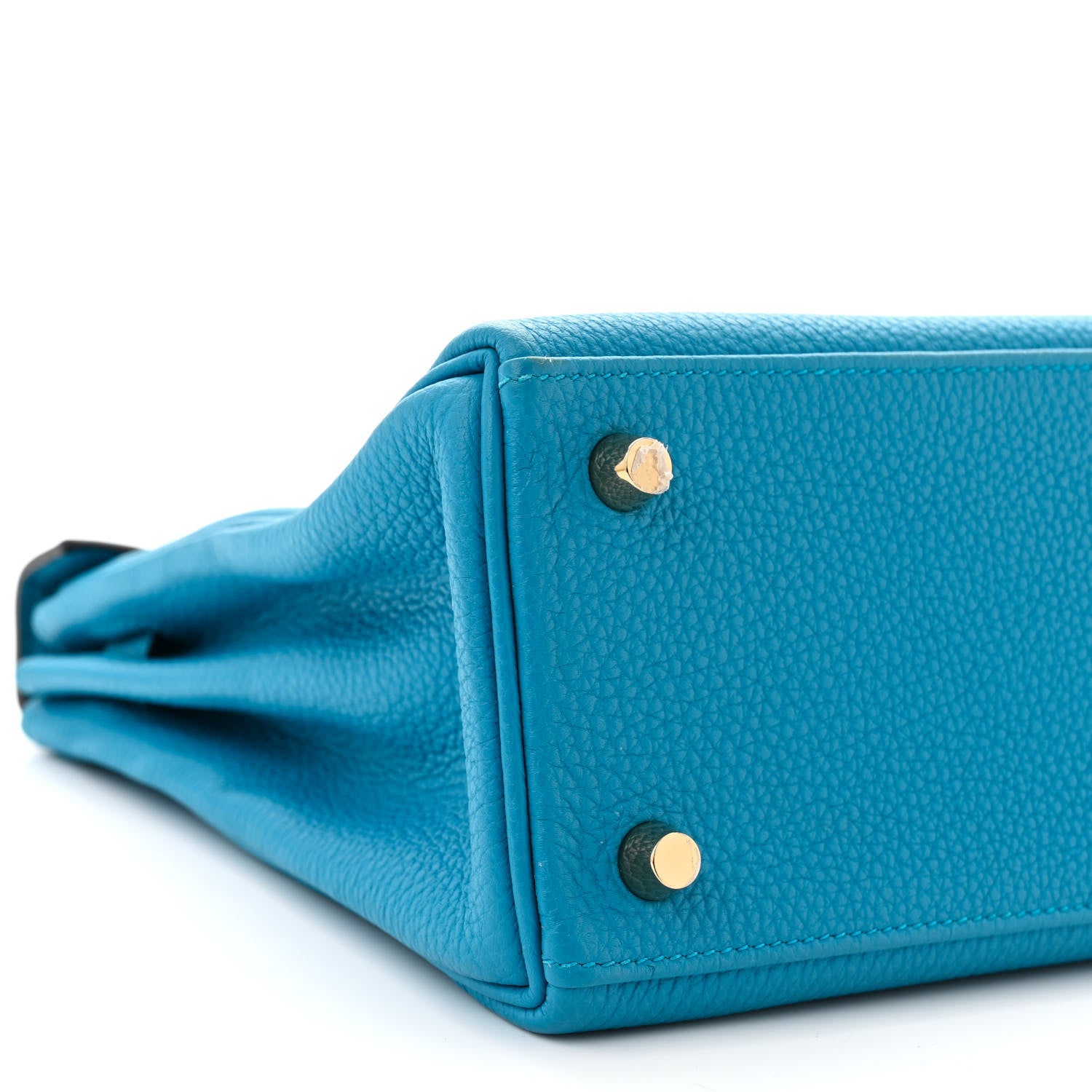 Hermes Togo Kelly Retourne 25 Bleu Zanzibar 9 of 11