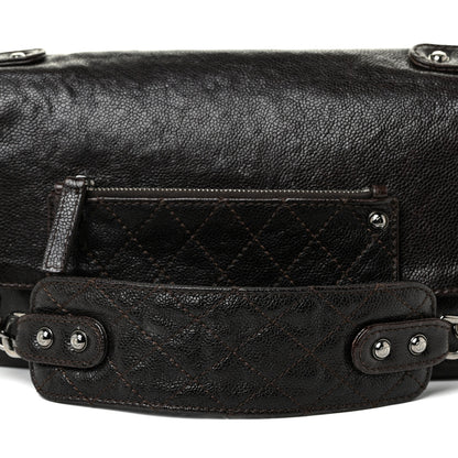 Chanel Glazed Caviar Small Pocket In The City Shoulder Bag Brown 26 of 26