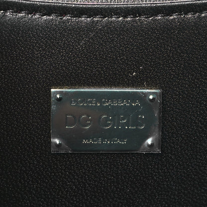Dolce & Gabbana Metallic Calfskin DG Girls Shoulder Bag Red 7 of 9