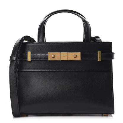 Saint Laurent Smooth Calfskin Manhattan Nano Shopper Tote Black 1 of 9