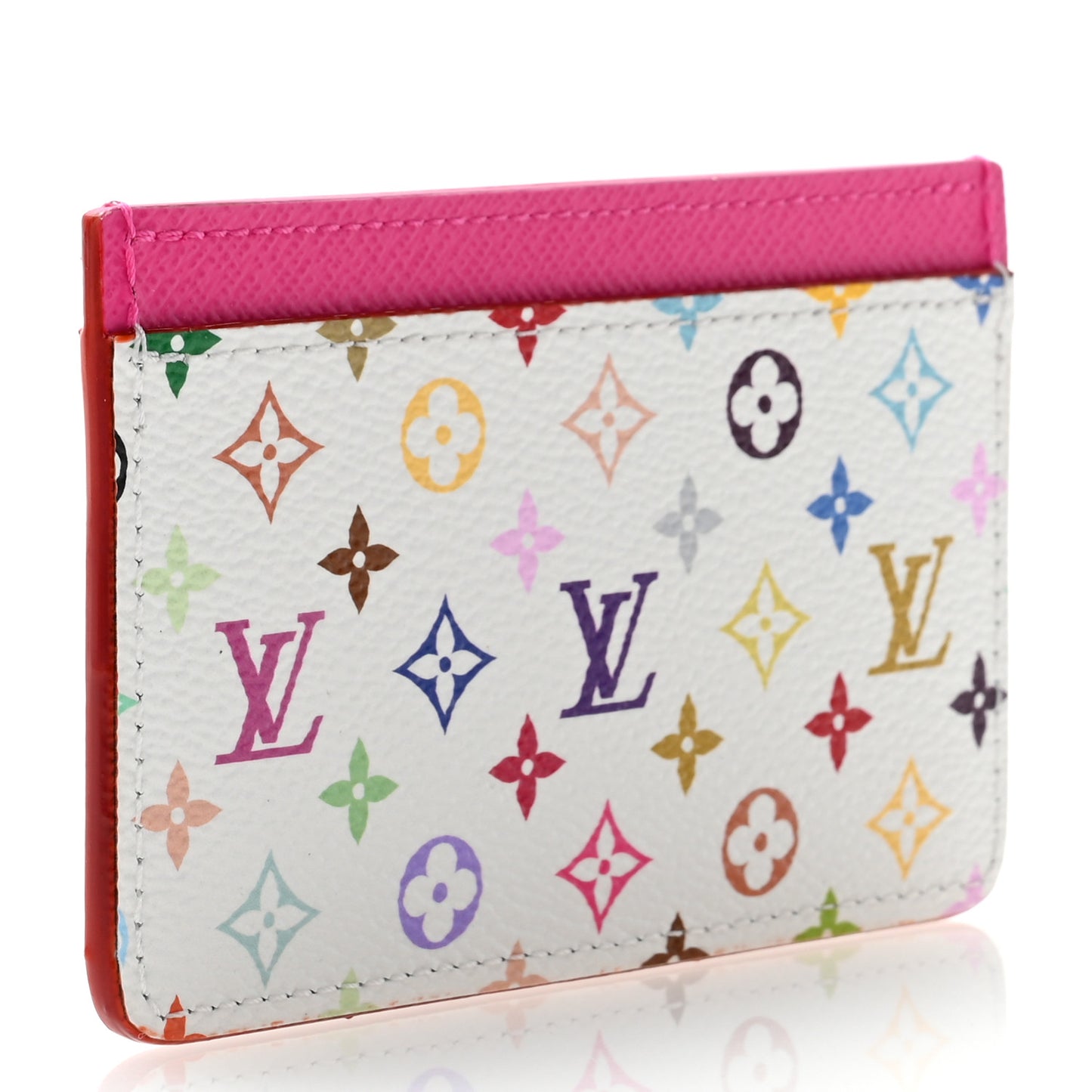 LV X TM Monogram Multicolor Card Holder Kawaii Pink