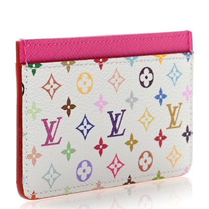 Louis Vuitton LV X TM Monogram Multicolor Card Holder Kawaii Pink 3 of 6