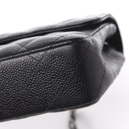 Chanel Caviar Quilted East West Flap Black 12 of 14