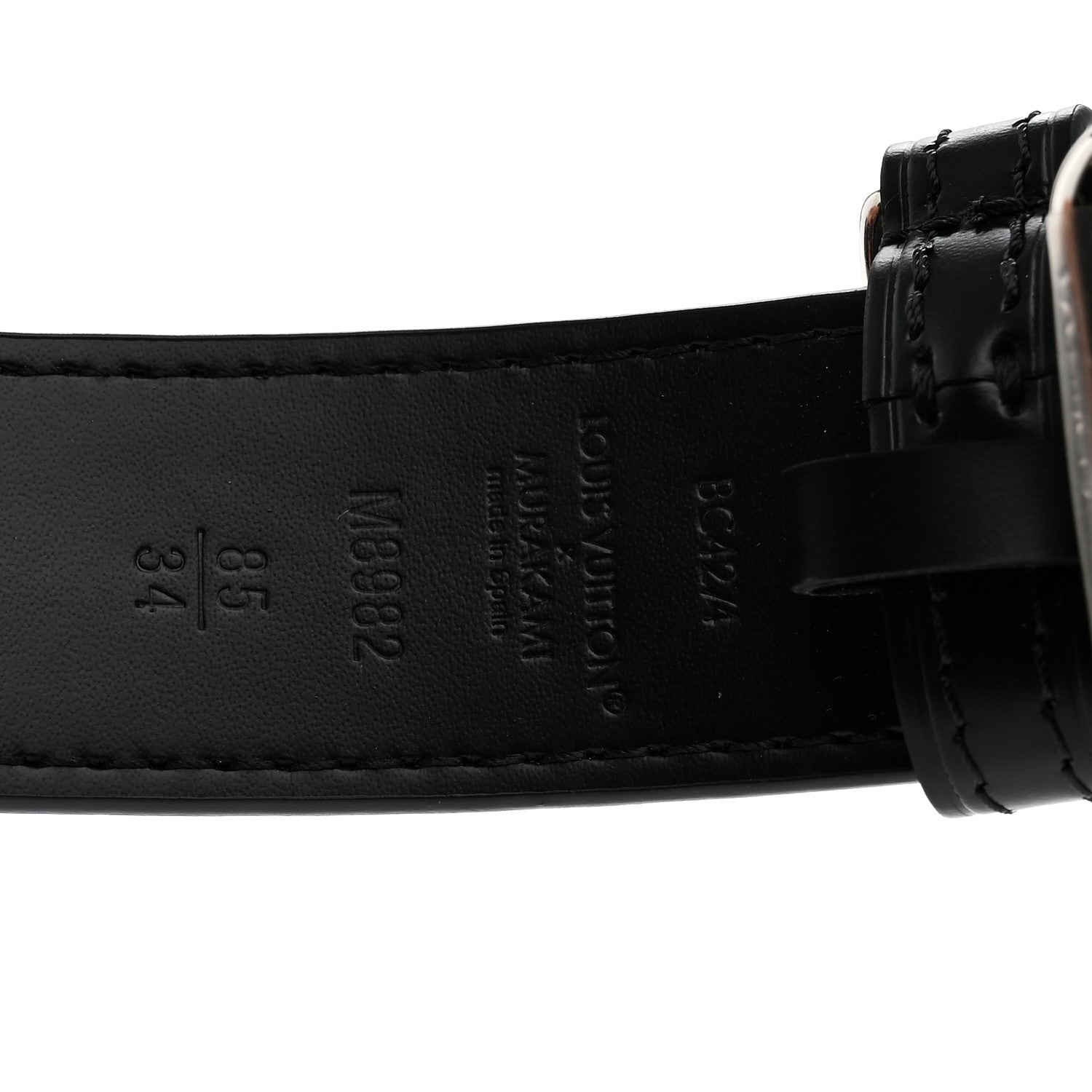 Louis Vuitton LV X TM Monogram Multicolor 30mm Belt 85 34 Black 5 of 6