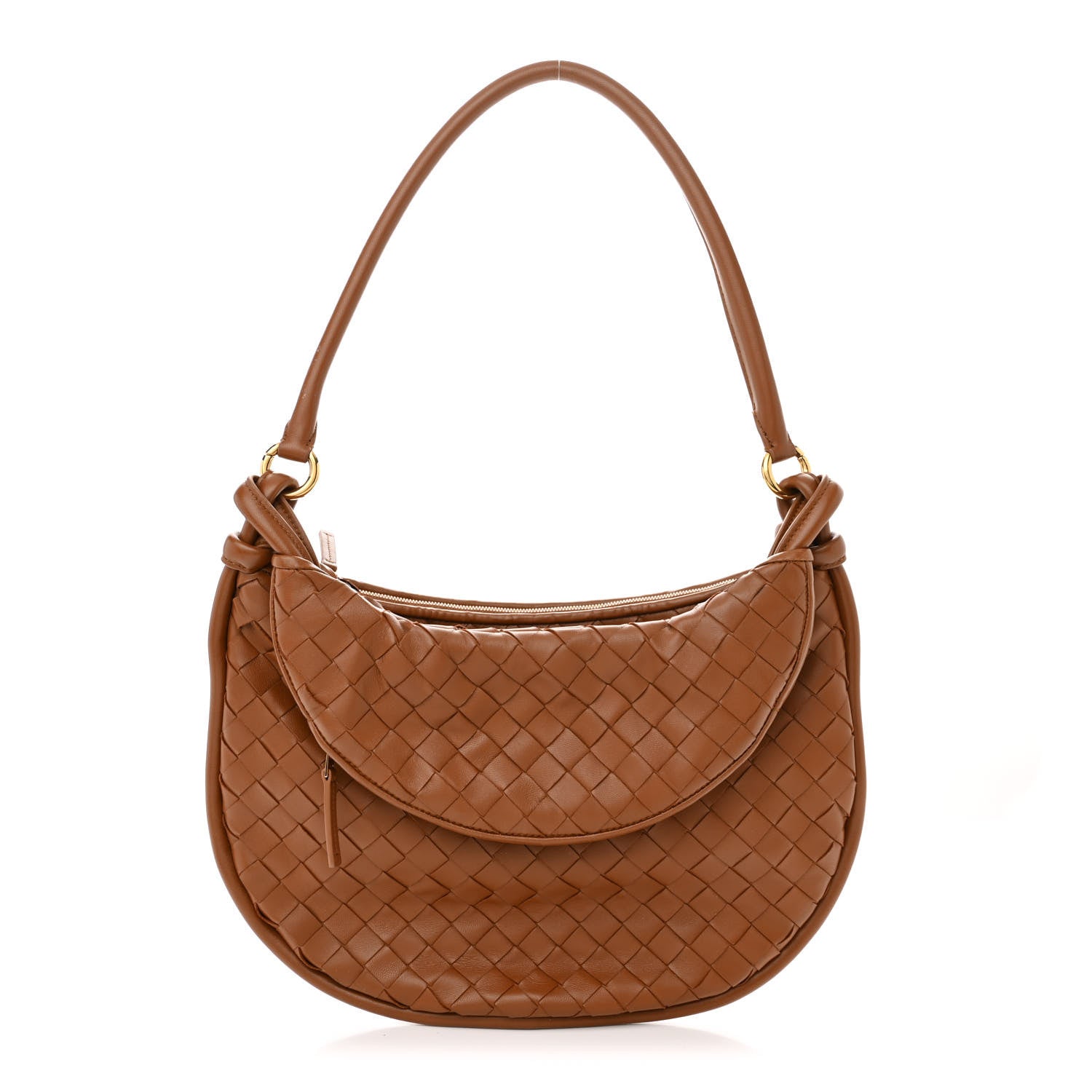 Bottega Veneta Nappa Intrecciato Medium Gemelli Cognac 1 of 12