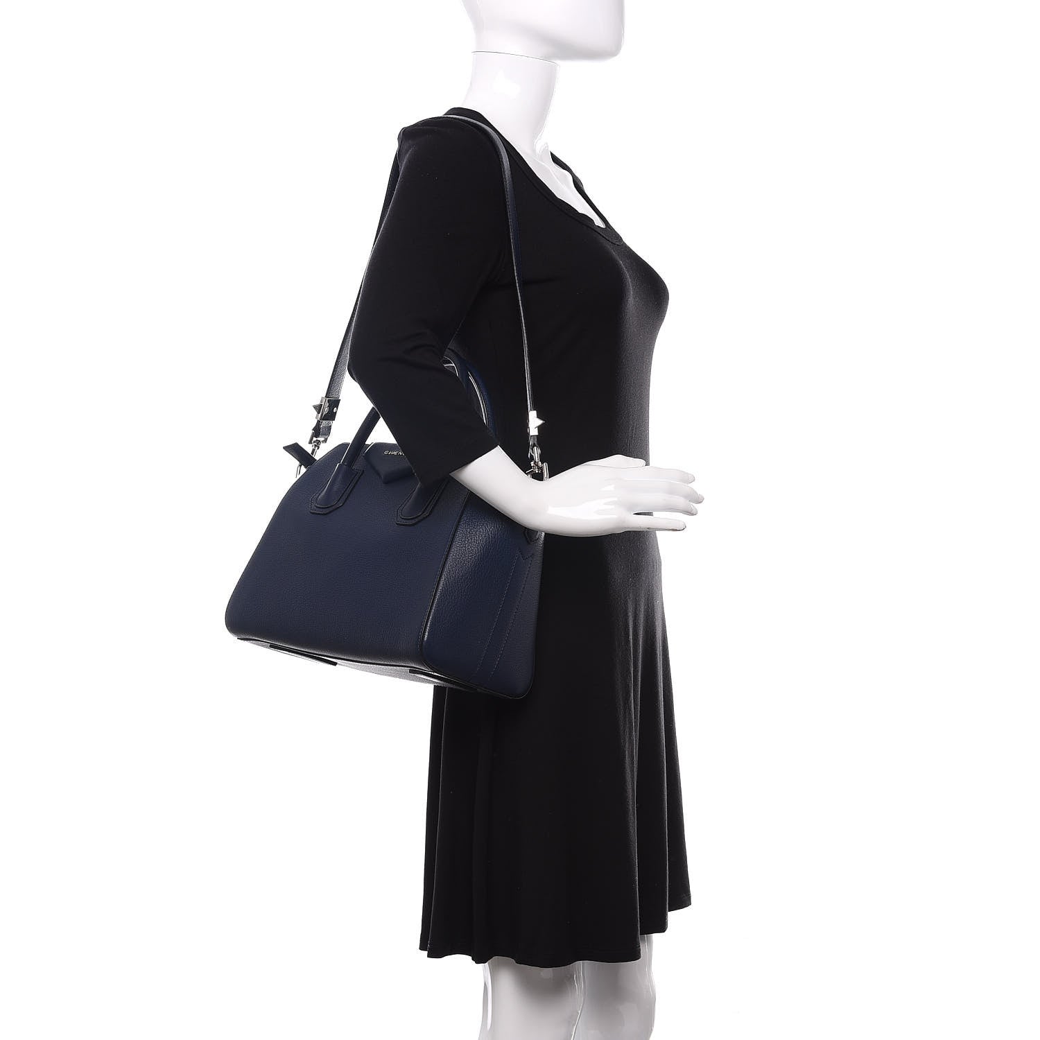 Givenchy Sugar Goatskin Small Antigona Night Blue 2 of 10