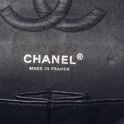 Chanel Lambskin Quilted Medium Double Flap Navy 6 of 16