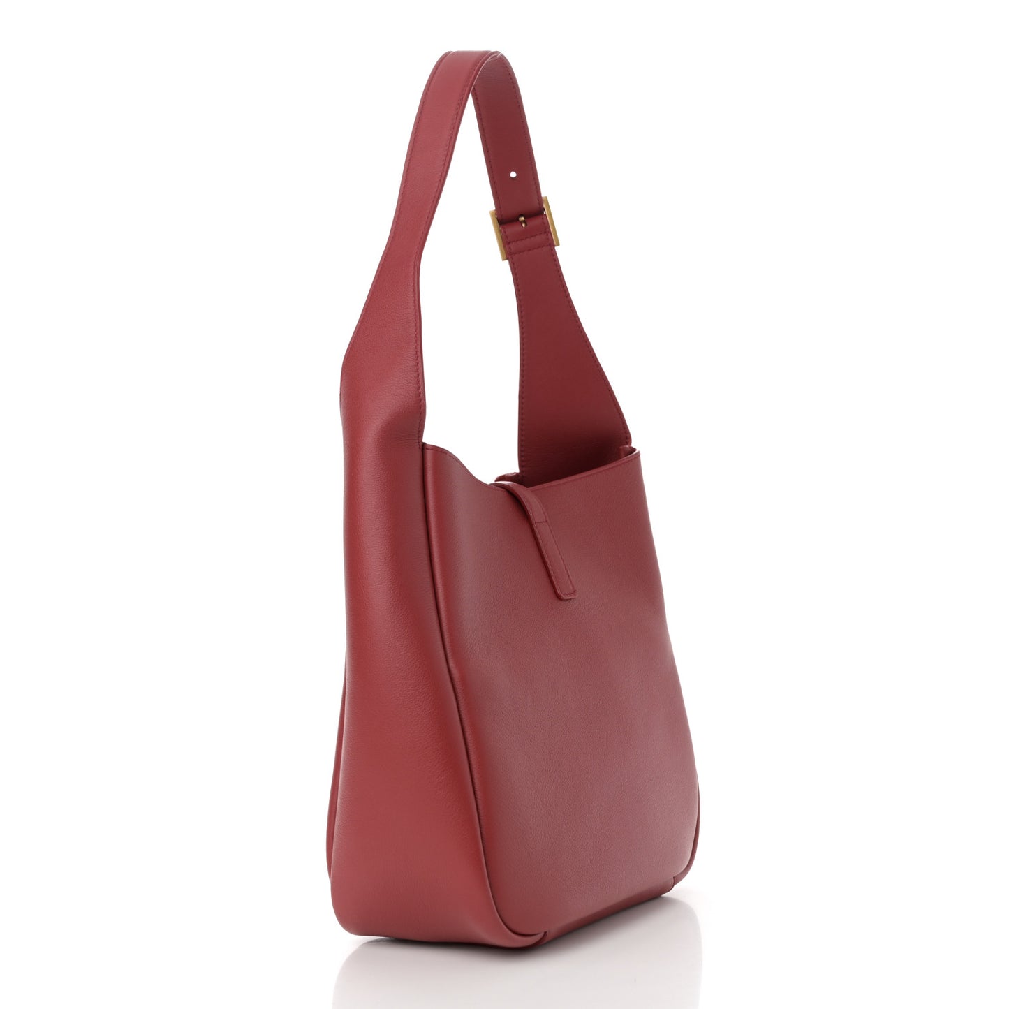 Smooth Calfskin Small Le 5 A 7 Soft Hobo Red Danger
