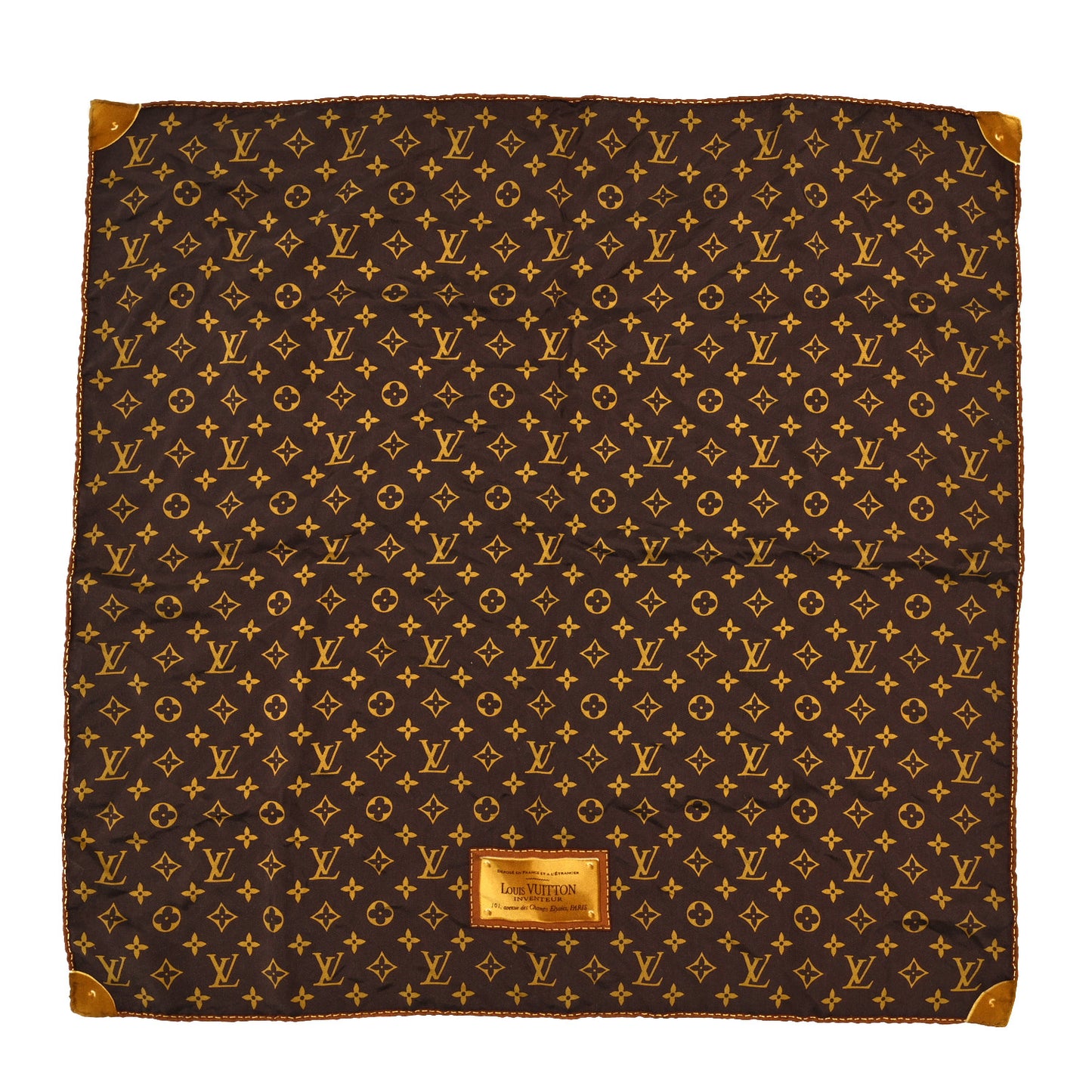 Silk Monogram Classic Square Scarf