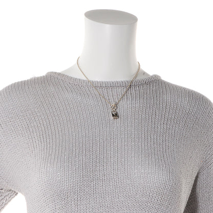 Hermes Sterling Silver Evelyne Shoulder Bag Necklace 2 of 6