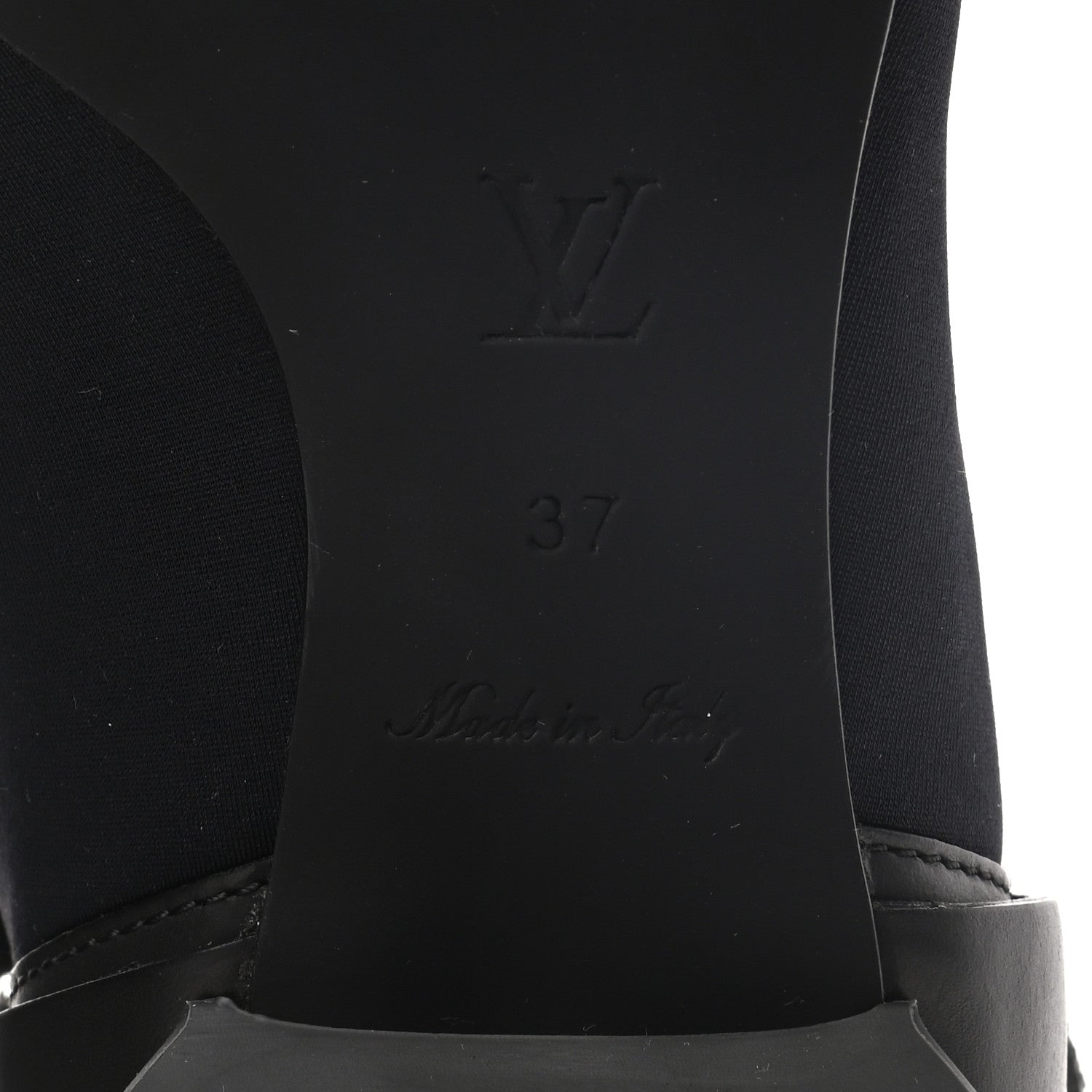 Louis Vuitton Neoprene Deep Sea Ankle Boot 37 Black 6 of 8