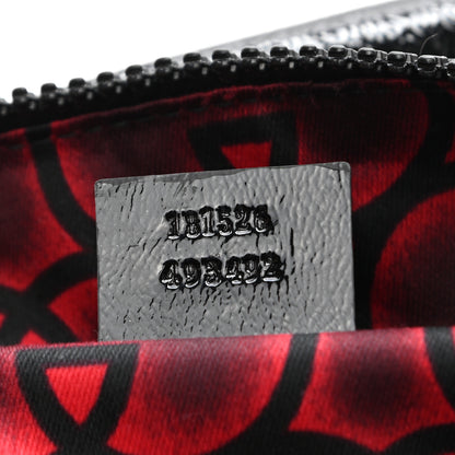 Gucci Patent Interlocking GG Duffle Bag Black 6 of 9