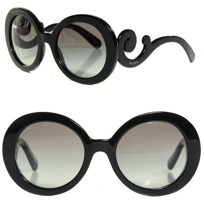 Prada Baroque Sunglasses SPR 27N Black 6 of 10